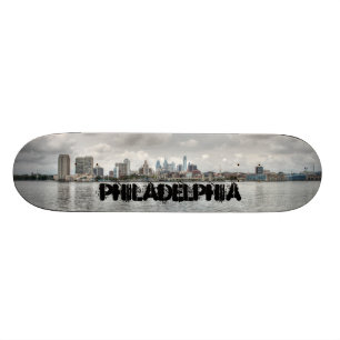 Philly skyline skateboard