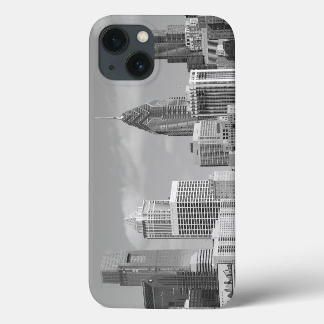 Philly skyscrapers black and white Case-Mate iPhone case (Back)