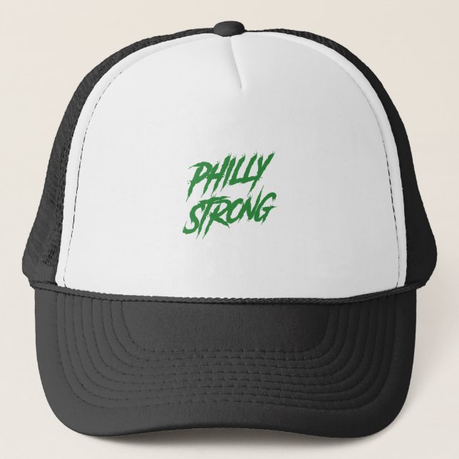 Philly Strong Graffiti Style Trucker Hat (Front)