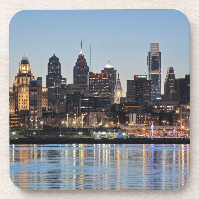 Philly sunset coaster (Front)