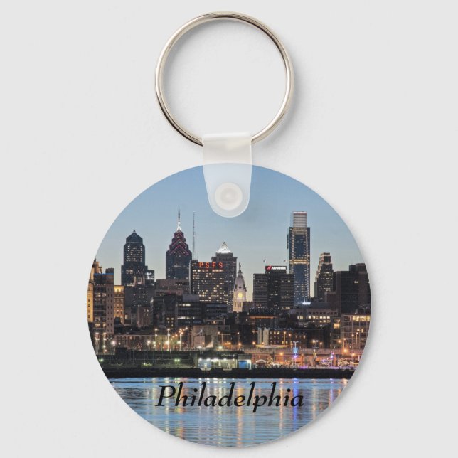 Philly sunset key ring (Front)