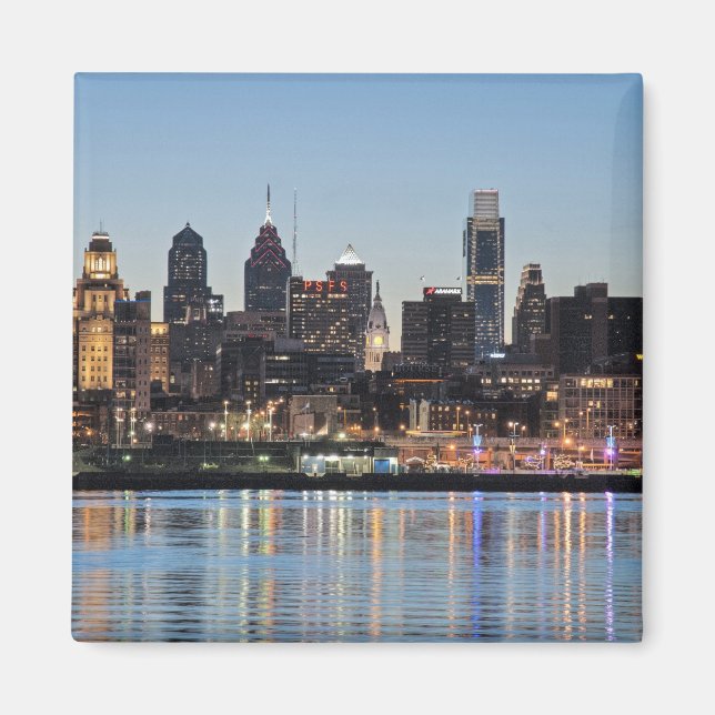 Philly sunset magnet (Front)