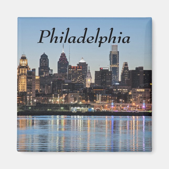 Philly sunset magnet (Front)