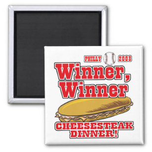 Philly Winner Cheesesteak Dinner Magnet