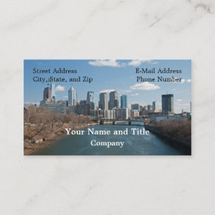 Philly winter business card