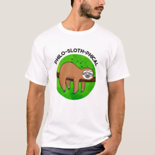 Philo-sloth-phical Funny Animal Sloth Pun  T-Shirt