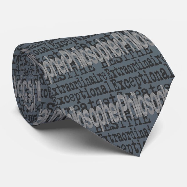 Philosopher Extraordinaire Tie (Rolled)