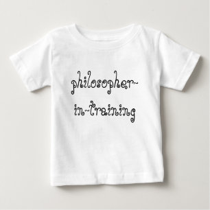 Philosopher in Training baby shirt