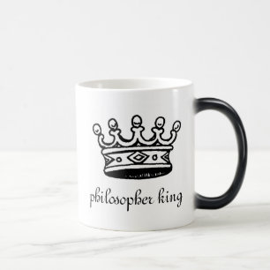 Philosopher King heat morphing mug (left-hand)