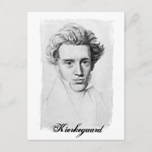 Philosopher Soren Kierkegaard Postcard