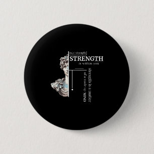 Philosopher Stoic Discipline Positive Mindset Stre 6 Cm Round Badge