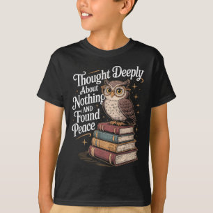 Philosopher Thought Deeply Philosophy Pun Joke Gru T-Shirt