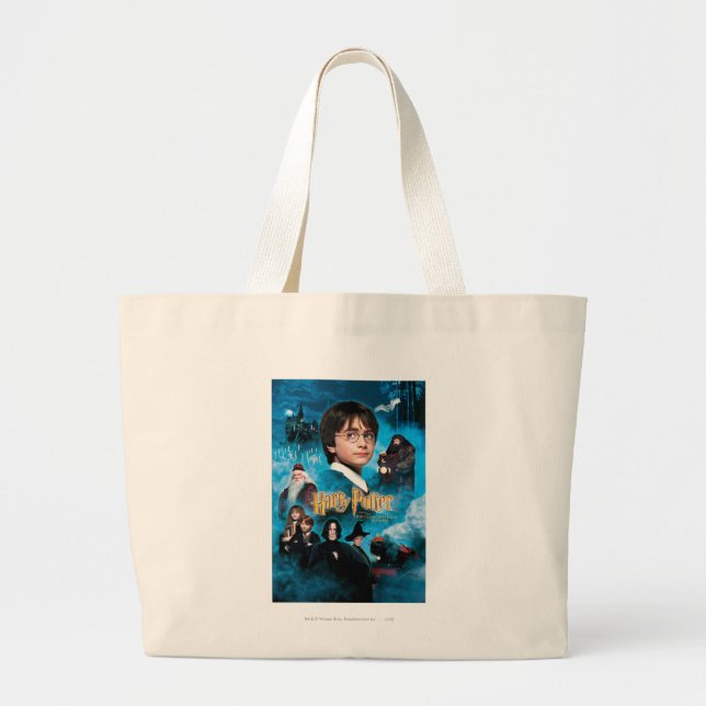 Philosopher's Stone Poster Large Tote Bag (Front)