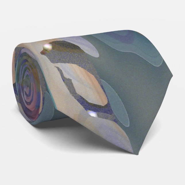Philosopher's Tree cool trippy abstract art Tie (Rolled)