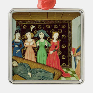 Philosophy and the Muses Metal Tree Decoration