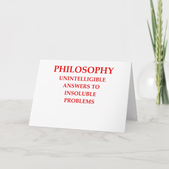 philosophy card (Front)