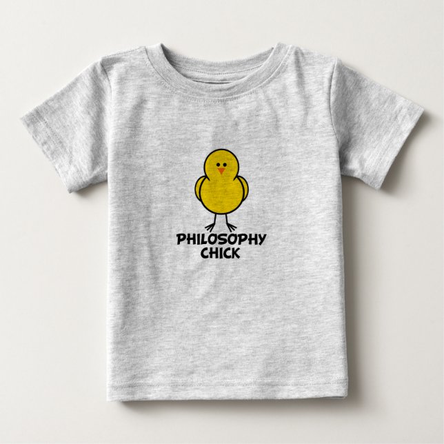 Philosophy Chick Baby T-Shirt (Front)