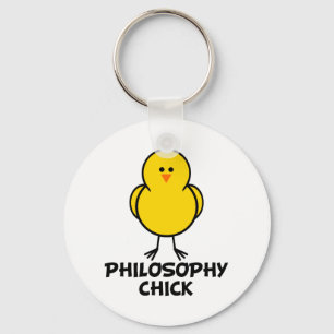 Philosophy Chick Key Ring