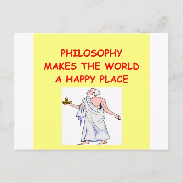 philosophy postcard (Front)