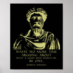 Philosophy Quote Stoic Sayings Marcus Aurelius Poster