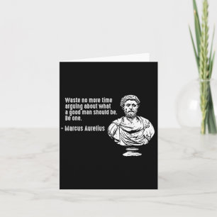 Philosophy Quotes Teacher Stoicism Marcus Aurelius Card