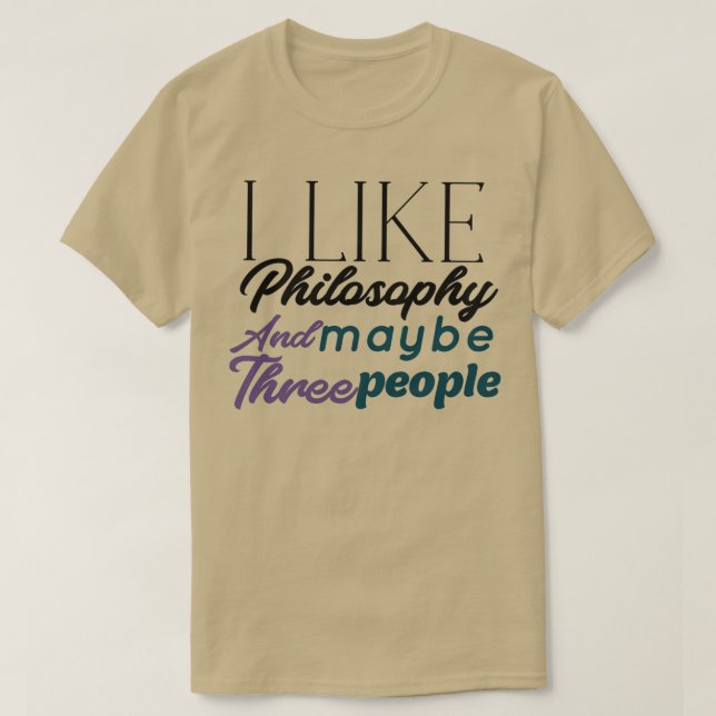 philosophy T-Shirt (Design Front)