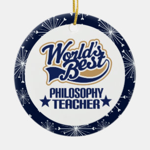 Philosophy Teacher Gift Ornament