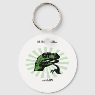 Philosoraptor Cakes and lies Key Ring
