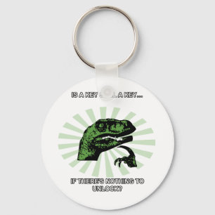 Philosoraptor Keys and Locks Key Ring