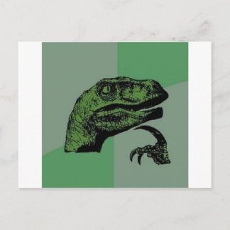 Philosoraptor Postcard