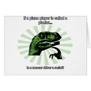 Philosoraptor Race Car Drive Joke