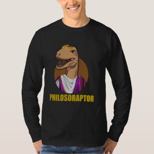 Philosoraptor Velociraptor Dinosaur Meme Philosoph T-Shirt