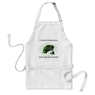 Philosoraptor Wasting Time Standard Apron