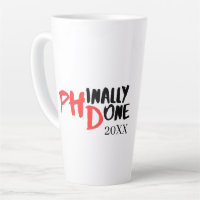 Phinally done - Funny PHD Graduation Quote Design