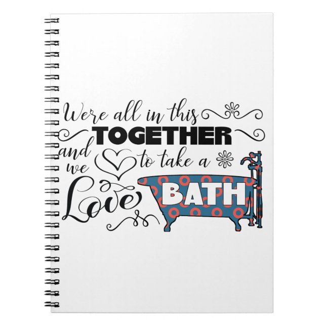 Phish Bathtub Gin Shirts and Accessories Notebook (Front)