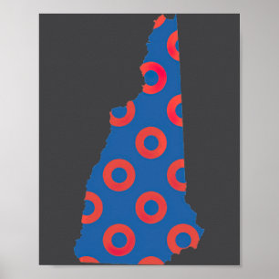 Phish Fishman Donut New Hampshire Ecavator Boy Don Poster