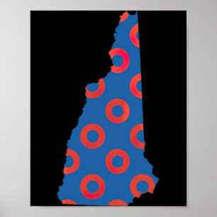 Phish Fishman Donut New Hampshire Ecavator Boy Don Poster