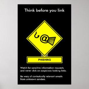 Phishing Security Awareness Poster