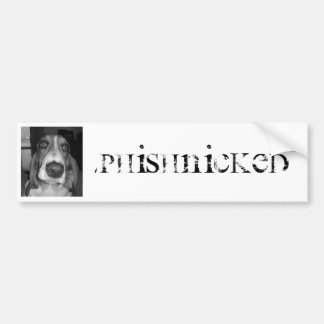 Phishnicked Dog Sticker