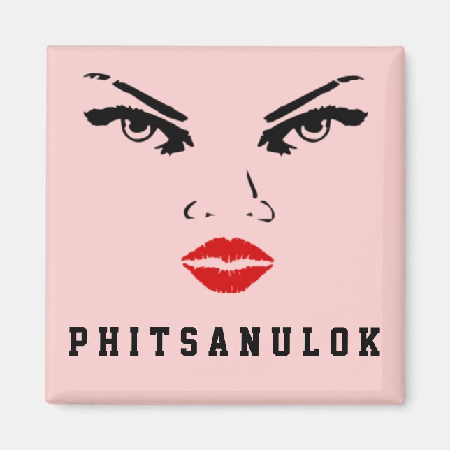 Phitsanulok, Thailand Woman, Wife, Girlfriend Magnet (Front)