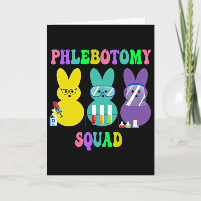 Phleb Tech Nurse, Easter Day Phlebotomist, Phlebot Card (Front)