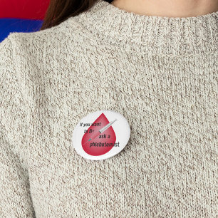 Phlebotomist 7.5 Cm Round Badge
