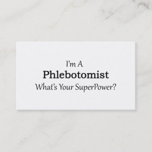 Phlebotomist Business Card