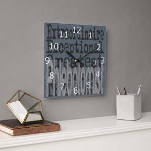 Phlebotomist Extraordinaire Square Wall Clock