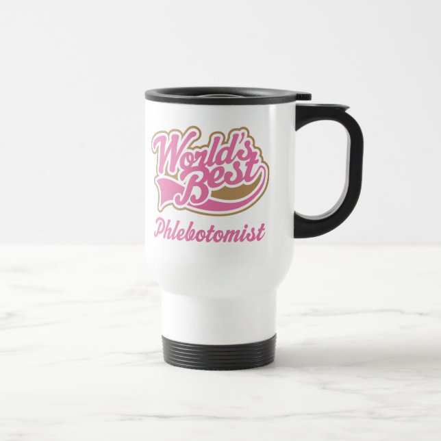 Phlebotomist Gift Travel Mug (Right)