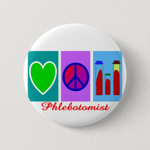 Phlebotomist Gifts 6 Cm Round Badge