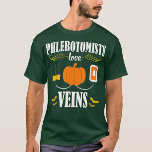 Phlebotomist Halloween Funny Veins Phlebotomy T-Shirt