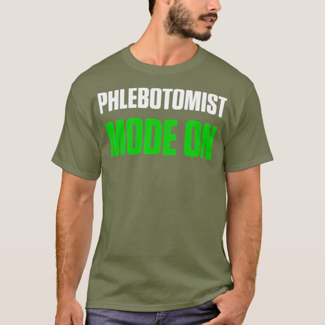 Phlebotomist On Phlebotomy Technician Gifts T-Shirt (Front)