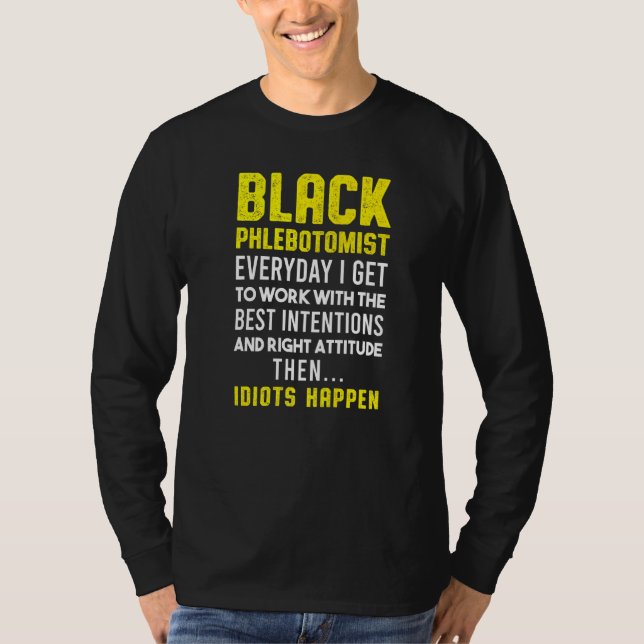Phlebotomist Phlebotomy Technician   5 T-Shirt (Front)