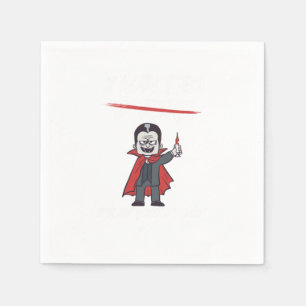 Phlebotomist Phlebotomy Vampire Blood Syringe Gift Napkin